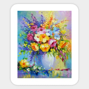 Bouquet of summer flowers Sticker